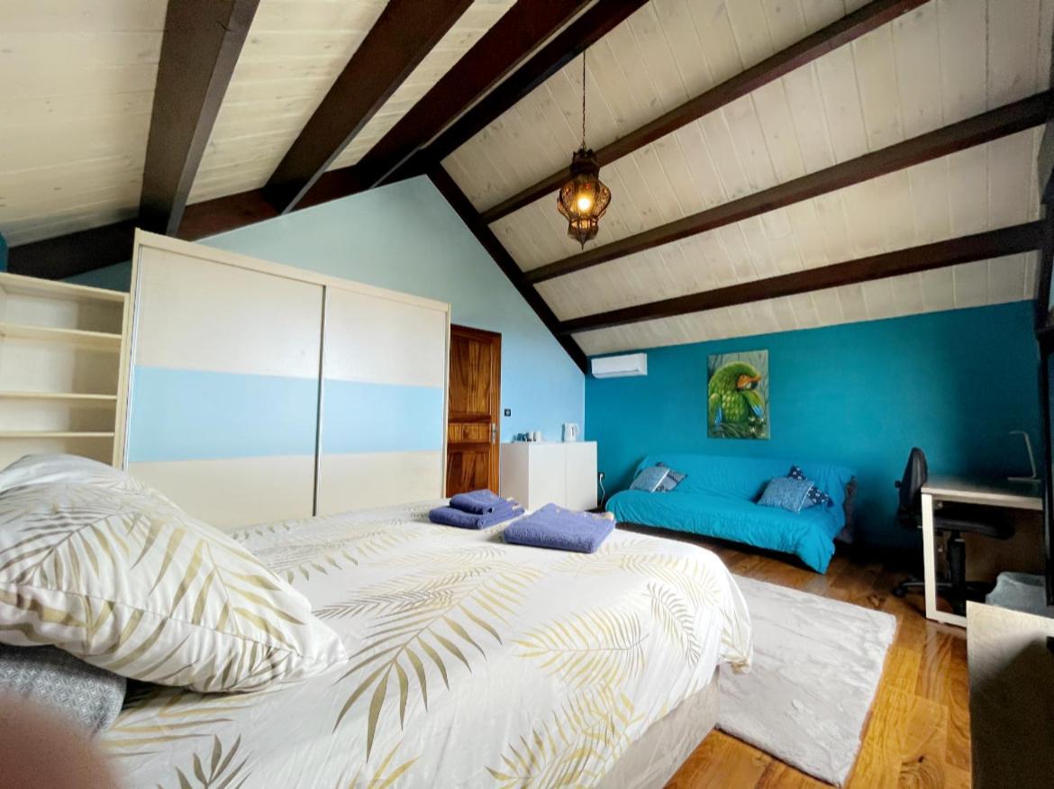 Chambre "Bleu Ocean" Villa Hermes Saint Pierre Dış mekan fotoğraf