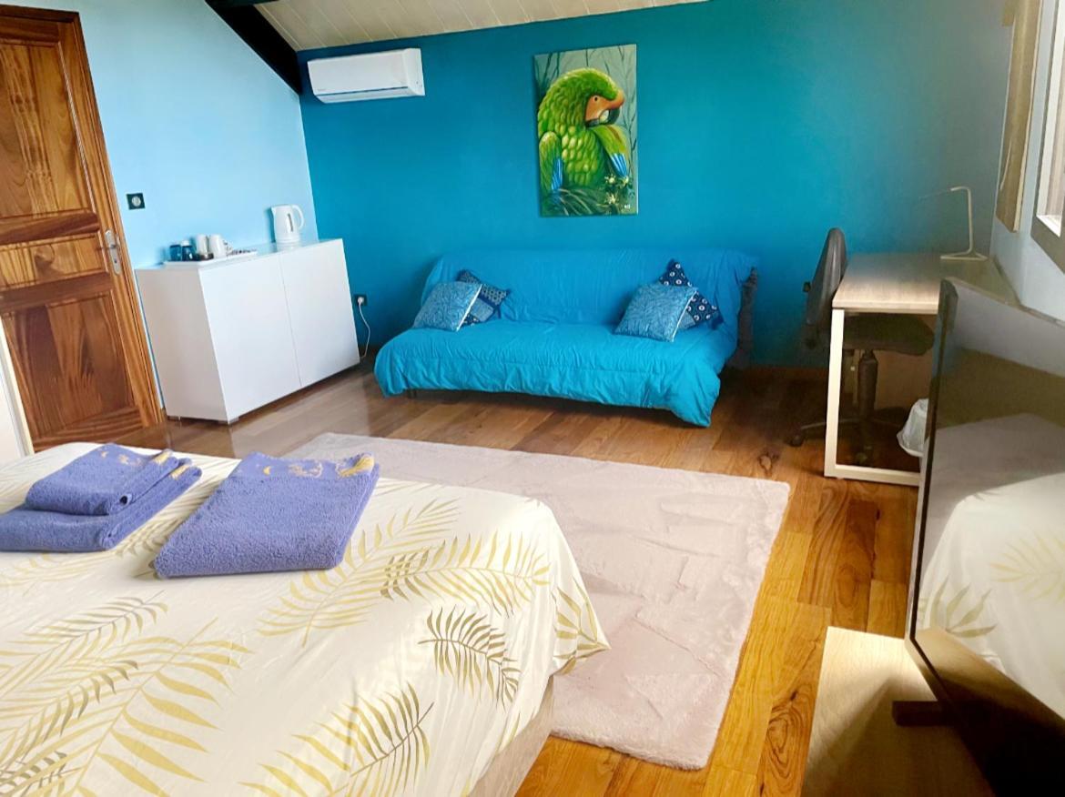 Chambre "Bleu Ocean" Villa Hermes Saint Pierre Dış mekan fotoğraf